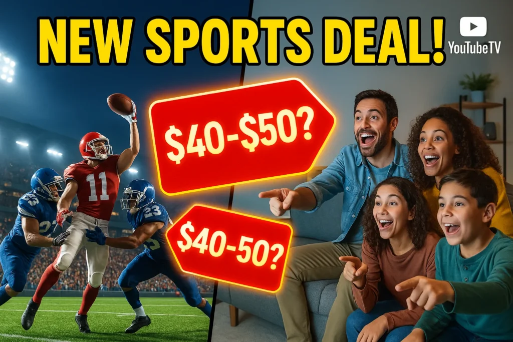 YouTube TV sports package